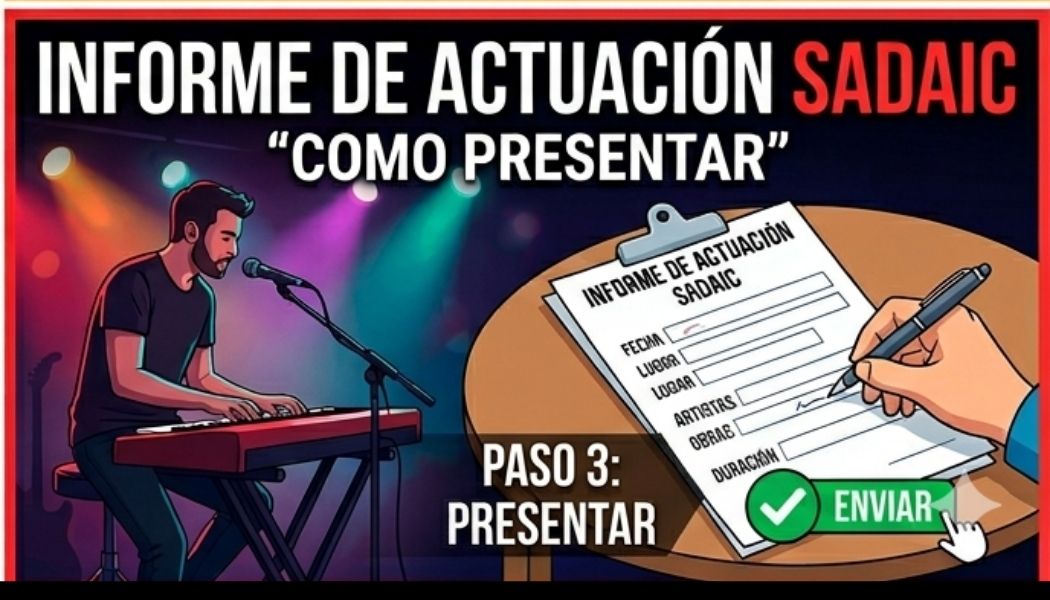 Informe de actuación SADAIC